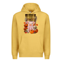 Antique Gold halloween party pig Premium Hoodie - RanaPortraitStore