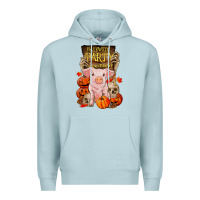 Blue Mist halloween party pig Premium Hoodie - RanaPortraitStore