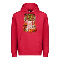 Cardinal halloween party pig Premium Hoodie - RanaPortraitStore