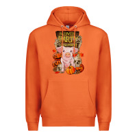 Carrot halloween party pig Premium Hoodie - RanaPortraitStore