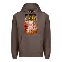 Coffee halloween party pig Premium Hoodie - RanaPortraitStore