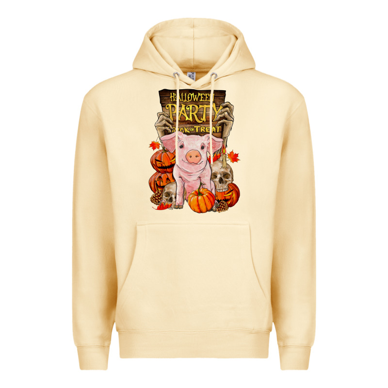 Halloween Party Pig Premium Hoodie by RanaPortraitStore | Teevron