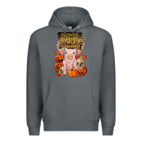 Rock halloween party pig Premium Hoodie - RanaPortraitStore