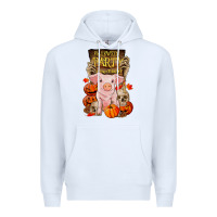 White halloween party pig Premium Hoodie - RanaPortraitStore