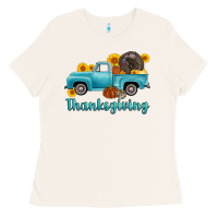 Bone thanksgiving truck turkey Ladies Tee - AdoDesignShop