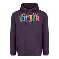 Plum Easter Heavyweight Hoodie - NancyCooperArtShop