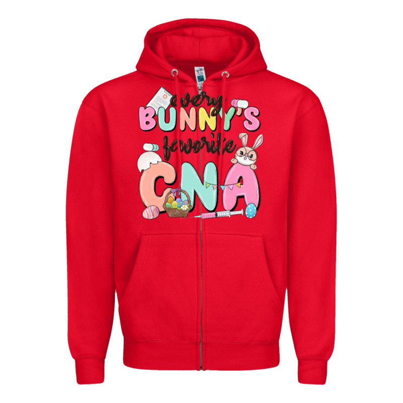 Every Bunnys Favorite Cna Zipper Hoodie by MaliasSmallBusiness | Teevron