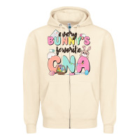 Sandshell every bunnys favorite cna Zipper Hoodie - MaliasSmallBusiness