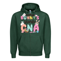 Sports Green every bunnys favorite cna Zipper Hoodie - MaliasSmallBusiness