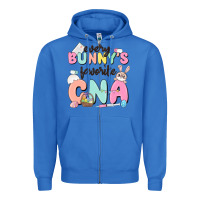 True Royal every bunnys favorite cna Zipper Hoodie - MaliasSmallBusiness