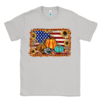 Moon Dust american flag fall backgraund Classic Tee - JahusDesignShop
