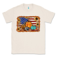 Natural american flag fall backgraund Classic Tee - JahusDesignShop
