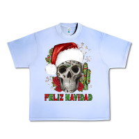 Grape Ice feliz navidad skull cactus Urban Heavy Tee - JahusDesignShop