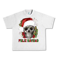 Lunar Rock feliz navidad skull cactus Urban Heavy Tee - JahusDesignShop