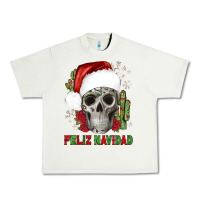 Pistachio feliz navidad skull cactus Urban Heavy Tee - JahusDesignShop