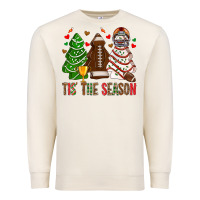 Sandshell tis' the season american football christmas cakes bbs Premium Sweatshirt - BundleAndBundleShop