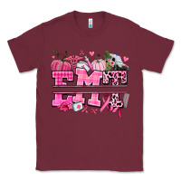 Burgundy emt cancer and fall Classic Tee - AdoDesignShop