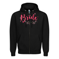 Black bride Zipper Hoodie - MaliasSmallBusiness