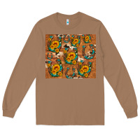 Toasted Coconut sunflower turquoise leopard cowhide horseshoe Long Sleeve Tee - Artiststas