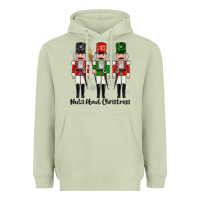 Matcha Nuts About Christmas Heavyweight Hoodie - MaliasSmallBusiness