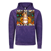 Cloud Purple Rabbit daisy sunflower leopard 20oz tumbler Vintage Hoodie - Neo Western
