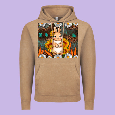 Rabbit Daisy Sunflower Leopard 20oz Tumbler Vintage Hoodie Designed By Neo Western