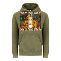 Vintage Olive Rabbit daisy sunflower leopard 20oz tumbler Vintage Hoodie - Neo Western