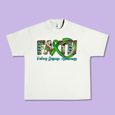 Faith Kidney Disease Awareness Urban Heavy Tee Designed By Jahusdesignshop