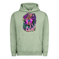 Pigment Oil Green Space cowgirl Urban Hoodie - HowdyJamesFarm