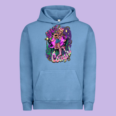 Space Cowgirl Urban Hoodie Designed By Howdyjamesfarm