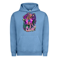 Pigment Pebble Blue Space cowgirl Urban Hoodie - HowdyJamesFarm