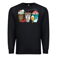 Black western volleyball coffee cups bbs Premium Sweatshirt - BundleAndBundleShop