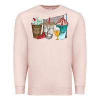 Pale Pink western volleyball coffee cups bbs Premium Sweatshirt - BundleAndBundleShop