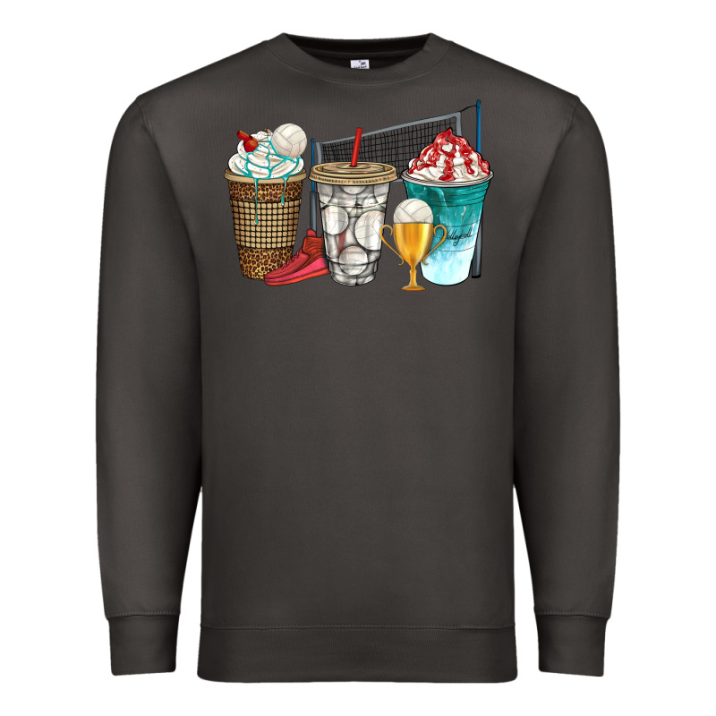 Western Volleyball Coffee Cups Bbs Premium Sweatshirt by BundleAndBundleShop | Teevron