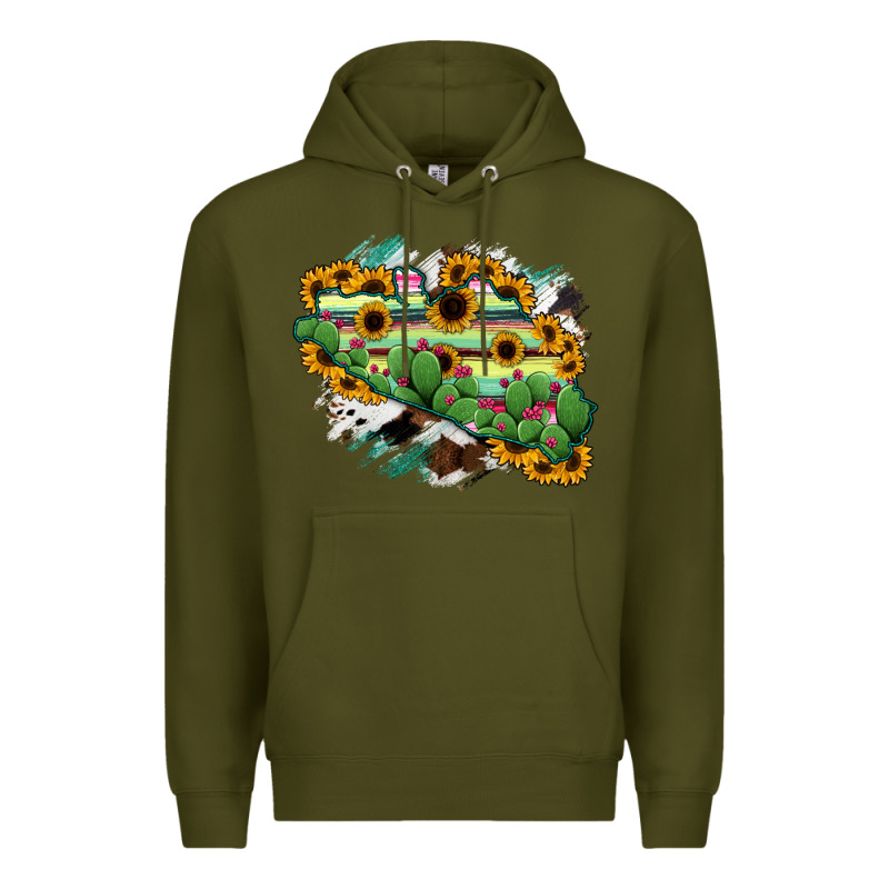 Guerrero Map Premium Hoodie by RanaPortraitStore | Teevron