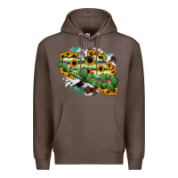 Coffee Guerrero Map Premium Hoodie - RanaPortraitStore