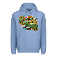 Colony Blue Guerrero Map Premium Hoodie - RanaPortraitStore