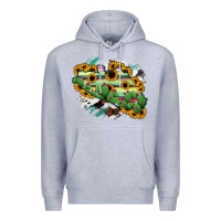Heather Grey Guerrero Map Premium Hoodie - RanaPortraitStore