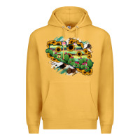 Mustard Guerrero Map Premium Hoodie - RanaPortraitStore