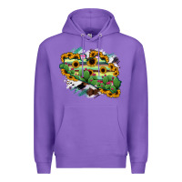 Purple Guerrero Map Premium Hoodie - RanaPortraitStore