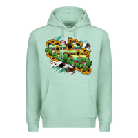 Seafoam Guerrero Map Premium Hoodie - RanaPortraitStore
