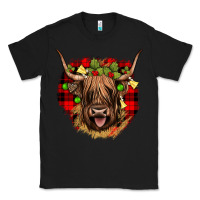 Black highland cow  christmas Classic Tee - JahusDesignShop