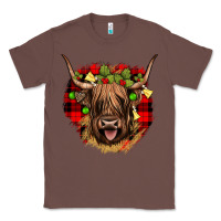 Chestnut highland cow  christmas Classic Tee - JahusDesignShop