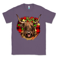 Lavender highland cow  christmas Classic Tee - JahusDesignShop