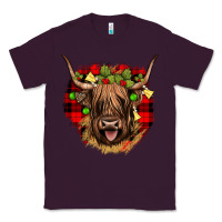 Plum highland cow  christmas Classic Tee - JahusDesignShop