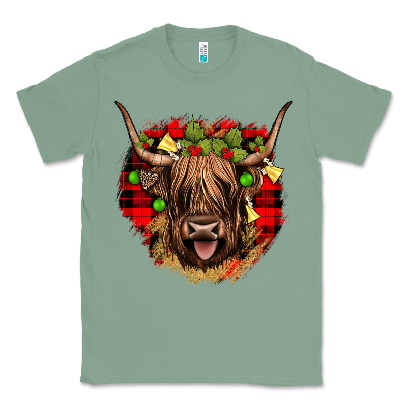 Highland Cow  Christmas Classic Tee by JahusDesignShop | Teevron