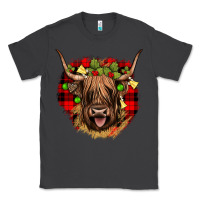Smoke highland cow  christmas Classic Tee - JahusDesignShop