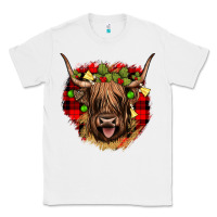 White highland cow  christmas Classic Tee - JahusDesignShop