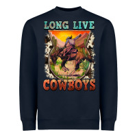 Navy long live cowboys Heavyweight Sweatshirt - FaDigitalArtStudio