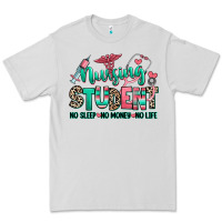Dove Grey nursing student no sleep no money no life Premium Tee - RanaPortraitStore